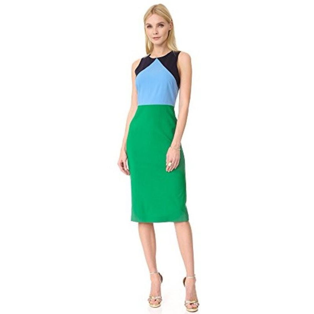 Diane Von Furstenberg Colorblock Shift Dress